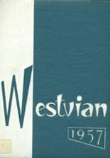 West View High School 1957 yearbook cover photo