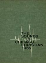 Chicago Christian High School 1965 yearbook cover photo