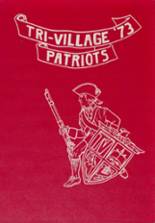 Tri-Village High School 1973 yearbook cover photo
