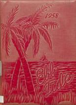 Palacios High School 1958 yearbook cover photo