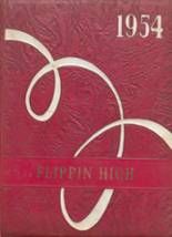 Flippin High School 1954 yearbook cover photo