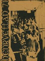 Henryetta High School 1971 yearbook cover photo