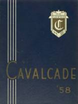 Clawson High School 1958 yearbook cover photo