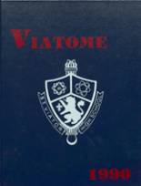 St. Viator High School 1990 yearbook cover photo