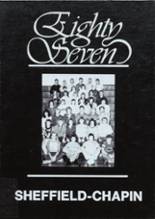 1987 Sheffield-Chapin High School Yearbook from Sheffield, Iowa cover image