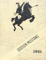 Dodson High School 1961 yearbook cover photo