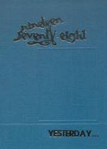 1978 Whitefish High School Yearbook from Whitefish, Montana cover image