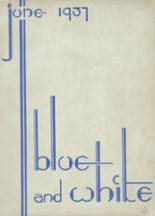 Hope High School 1937 yearbook cover photo
