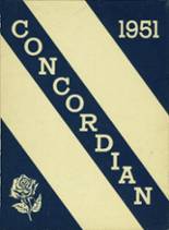 West Concord High School 1951 yearbook cover photo