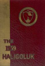 Haverford School 1959 yearbook cover photo