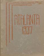 Atlanta High School 1937 yearbook cover photo