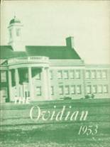 Ovid Central High School 1953 yearbook cover photo
