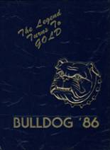 Hampton High School 1986 yearbook cover photo