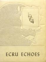 Ecru High School 1964 yearbook cover photo