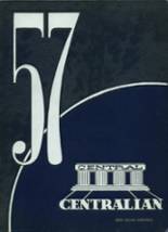 Central High School 1957 yearbook cover photo