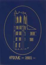 Oak Grove - Coburn High School 1981 yearbook cover photo