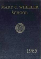 Wheeler School 1965 yearbook cover photo