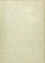 Sunset High School 1951 yearbook cover photo