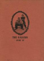Balboa High School 1937 yearbook cover photo