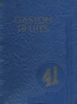 Gaston High School 1941 yearbook cover photo