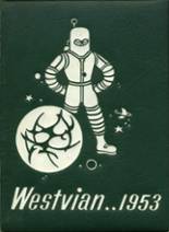 West View High School 1953 yearbook cover photo