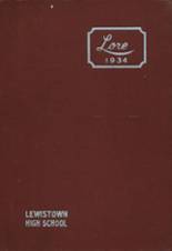 Lewistown High School 1934 yearbook cover photo