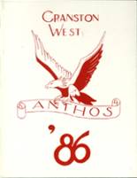 Cranston High School West 1986 yearbook cover photo