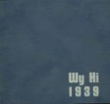 1939 Roosevelt High School Yearbook from Wyandotte, Michigan cover image