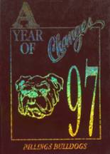 Billings High School 1997 yearbook cover photo