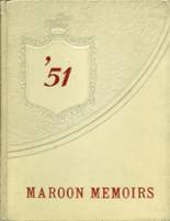 Crosby High School 1951 yearbook cover photo
