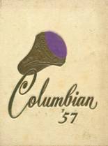 1957 Columbia High School Yearbook from Lake city, Florida cover image