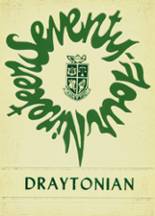 Drayton High School 1974 yearbook cover photo