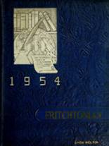 Fritchton High School 1954 yearbook cover photo