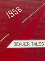 Eau Claire High School 1958 yearbook cover photo