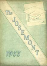 St. Joseph Central Catholic High School 1955 yearbook cover photo