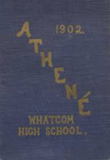 Whatcom High School 1902 yearbook cover photo