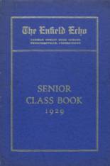 Enfield High School 1929 yearbook cover photo