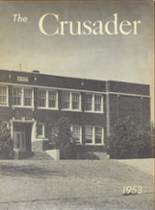 Latham High School 1953 yearbook cover photo