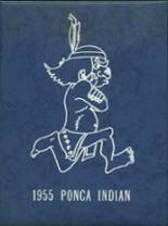 Ponca High School 1955 yearbook cover photo