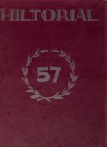 1957 Hilton High School Yearbook from Hilton, New York cover image