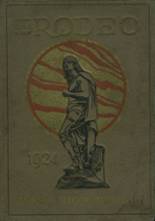 West High School 1924 yearbook cover photo