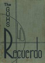 1940 Grossmont High School Yearbook from La mesa, California cover image