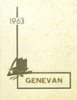 Geneva High School 1963 yearbook cover photo