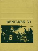 Benilde-St. Margarets High School 1971 yearbook cover photo