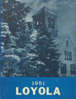 Loyola Blakefield Jesuit School 1951 yearbook cover photo