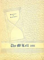 Mckell High School 1961 yearbook cover photo