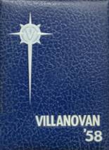 Villanova Preparatory School 1958 yearbook cover photo