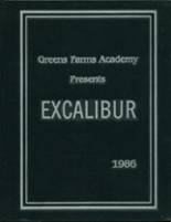 1986 Greens Farms Academy Yearbook from Greens farms, Connecticut cover image