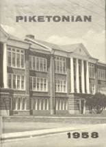 Piketon High School 1958 yearbook cover photo