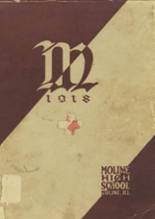 Moline High School 1918 yearbook cover photo